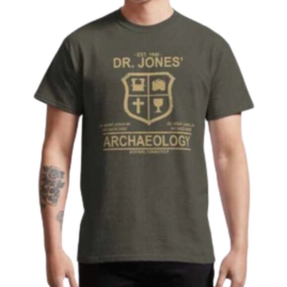 Men's Redbubble Dr. Jones black t-shirt - Picture 5 of 8